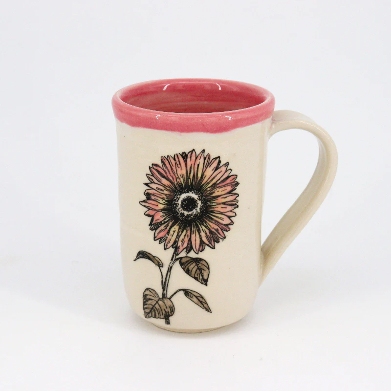 Pink Flower Mugs