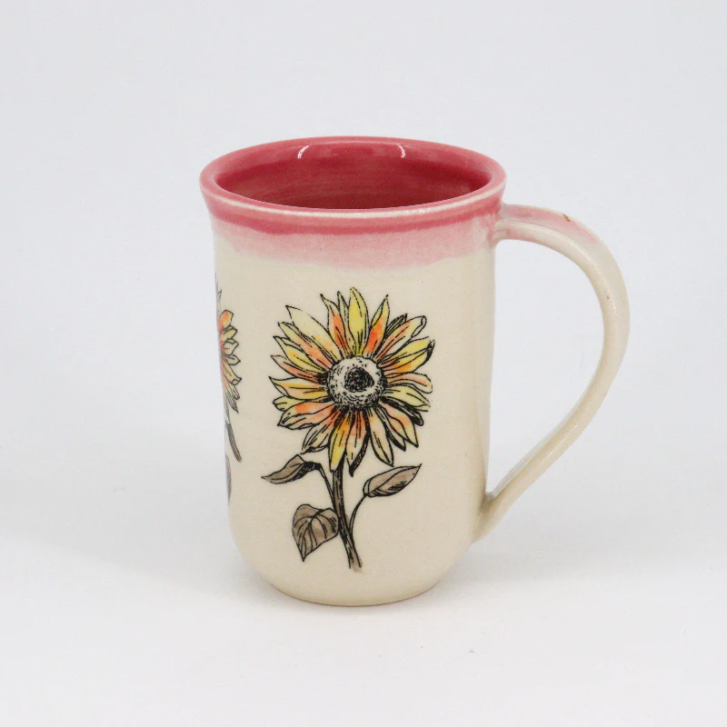 Pink Flower Mugs - Image 2