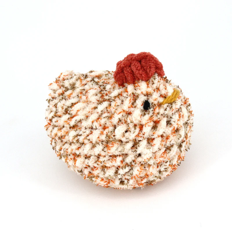 Crocheted Chicken Plushie