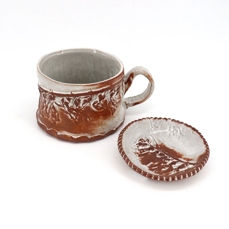 Prairie Embossed Mugs and Trivet Set - Image 5