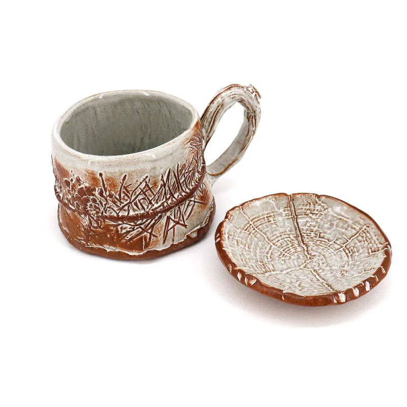 Prairie Embossed Mugs and Trivet Set - Image 7