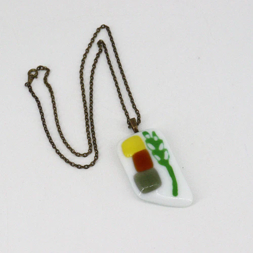 Prairie Fused Glass Necklace - Image 2