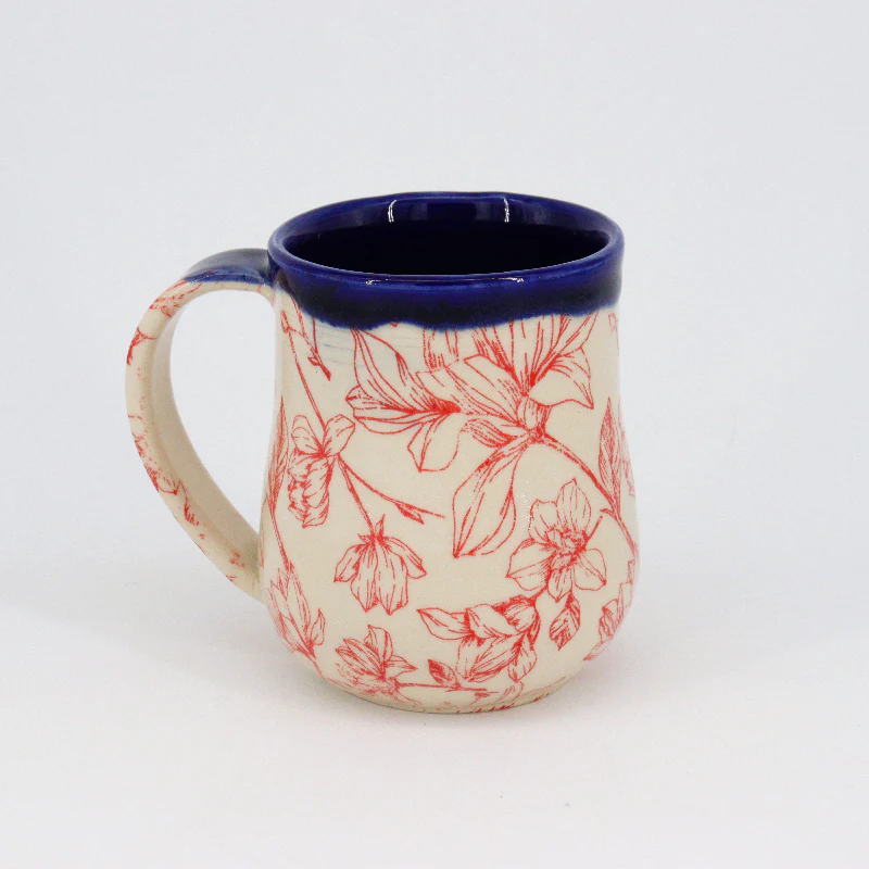 Red Magnolia Mugs