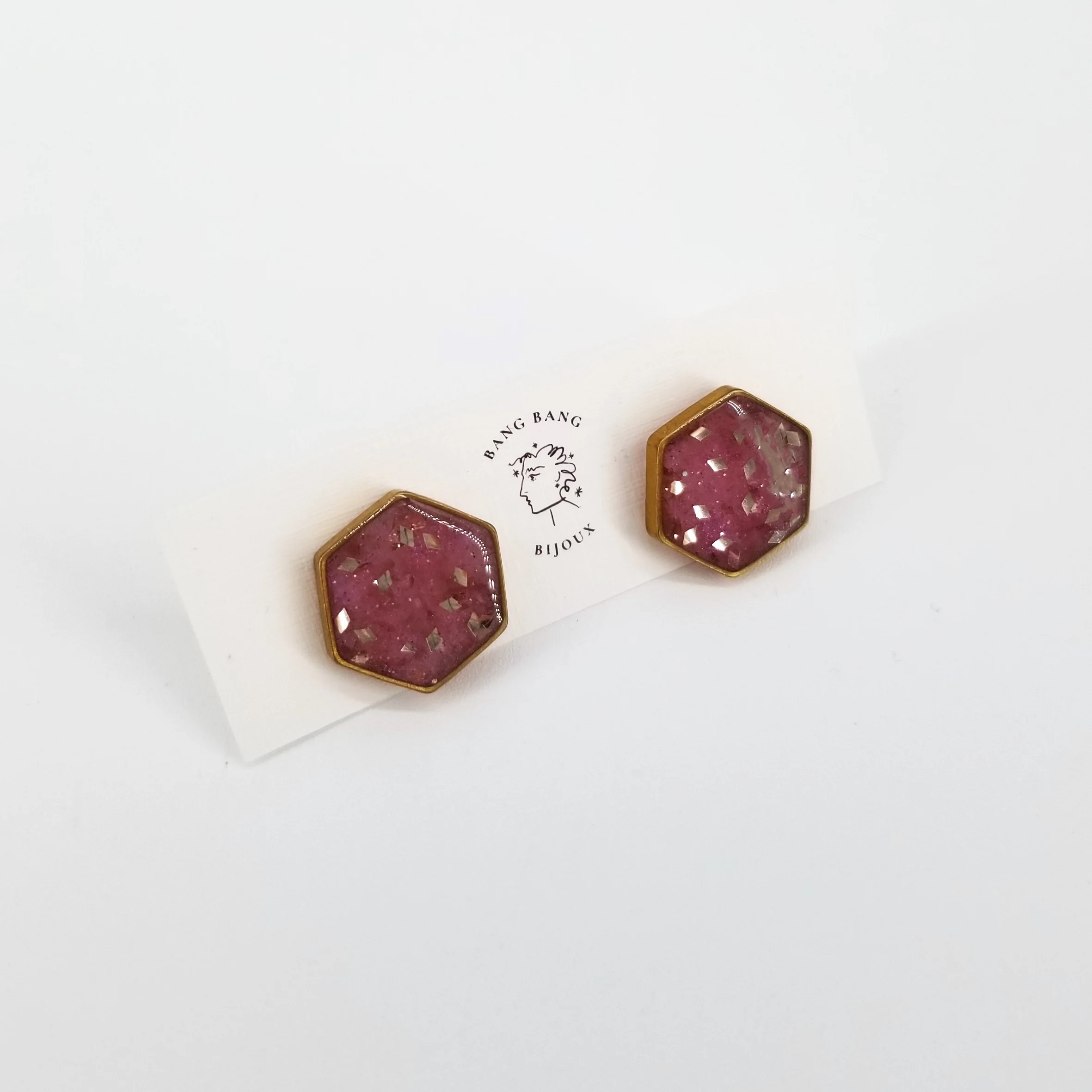 'To The Sea' Galaxy Studs - Large Hexagon - Image 3