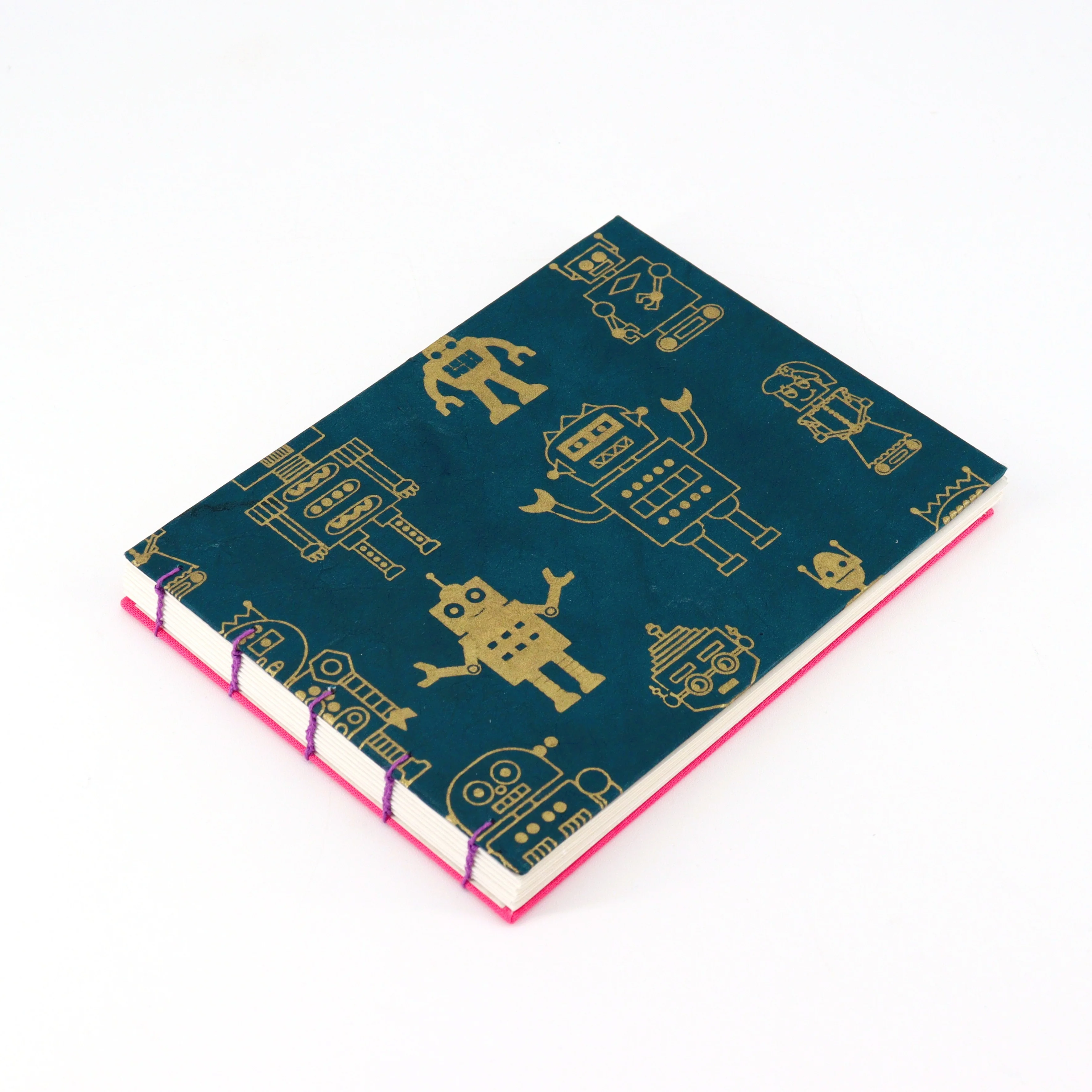 'Robots' Coptic Stitched Sketchbook