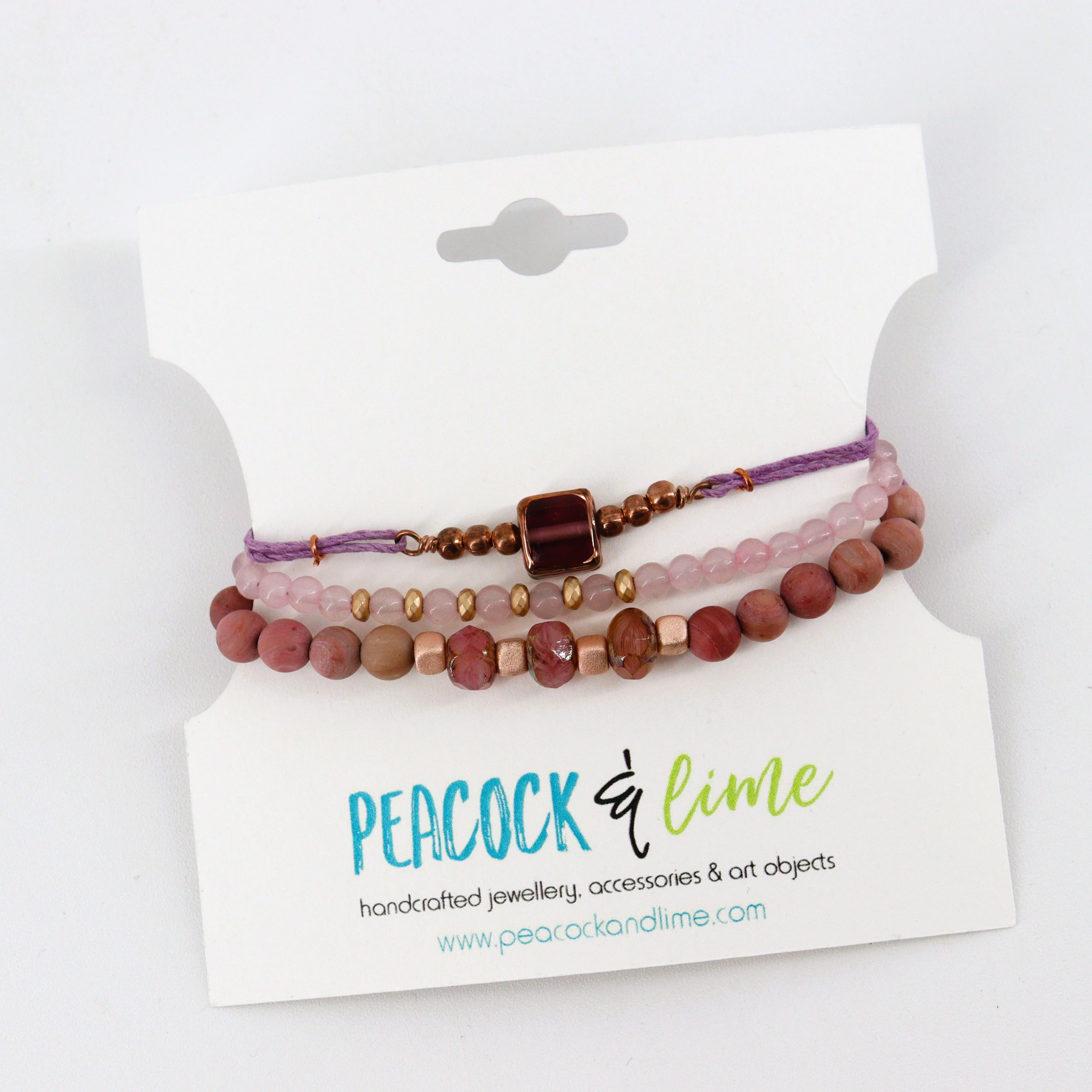 Set of Three Beachy Bracelet Stack