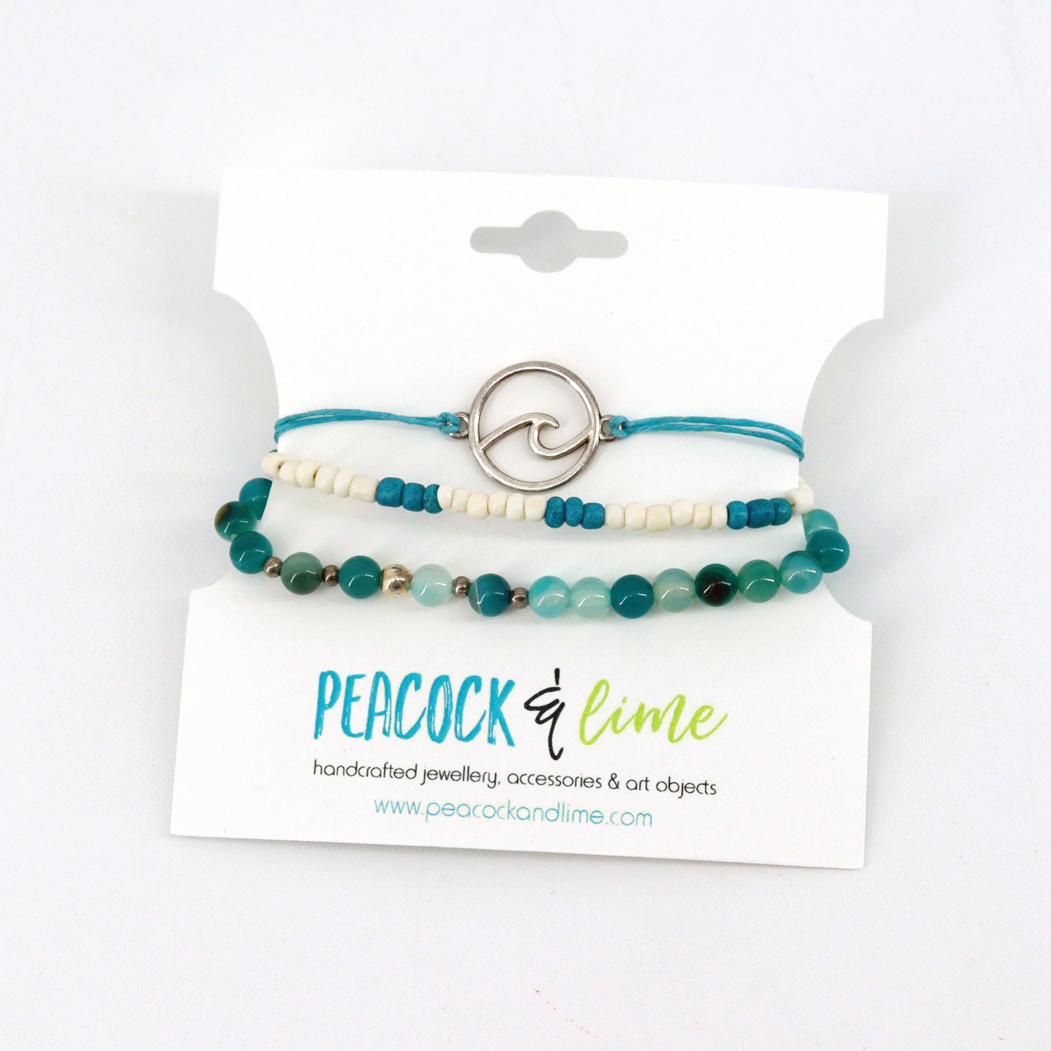 Set of Three Beachy Bracelet Stack - Image 5