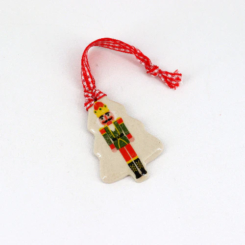 Small Handmade Ceramic Holiday Ornaments - Image 2