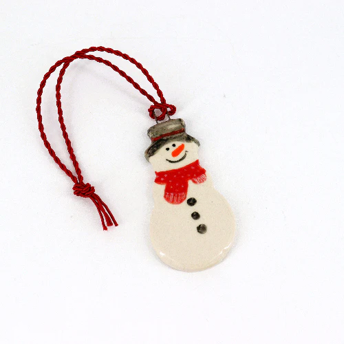 Small Handmade Ceramic Holiday Ornaments - Image 4