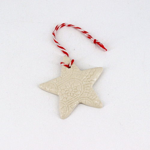 Small Handmade Ceramic Holiday Ornaments - Image 7