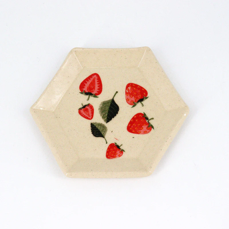 Small Strawberry Plates - Image 2