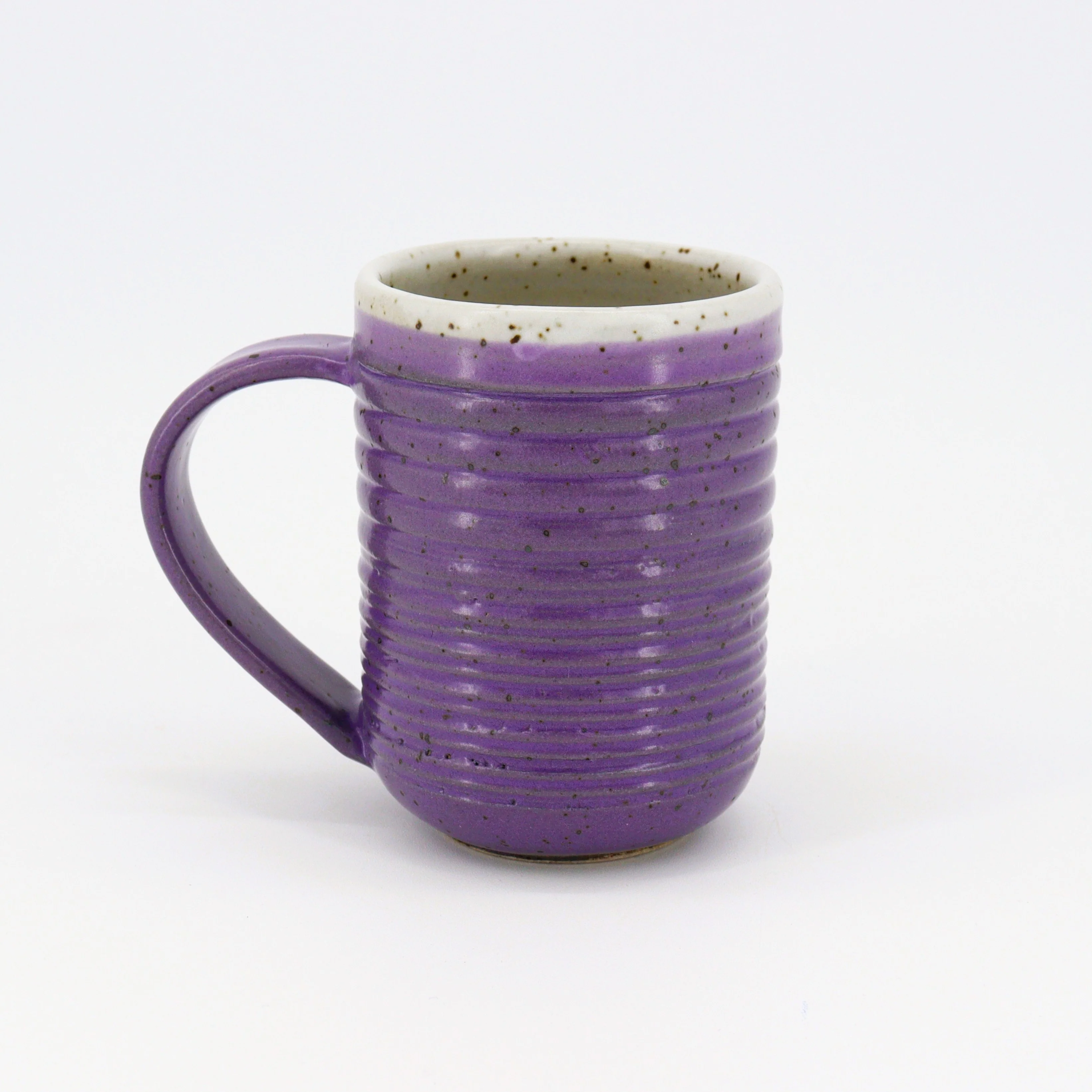 Small Speckled Purple & White Mug - Image 3