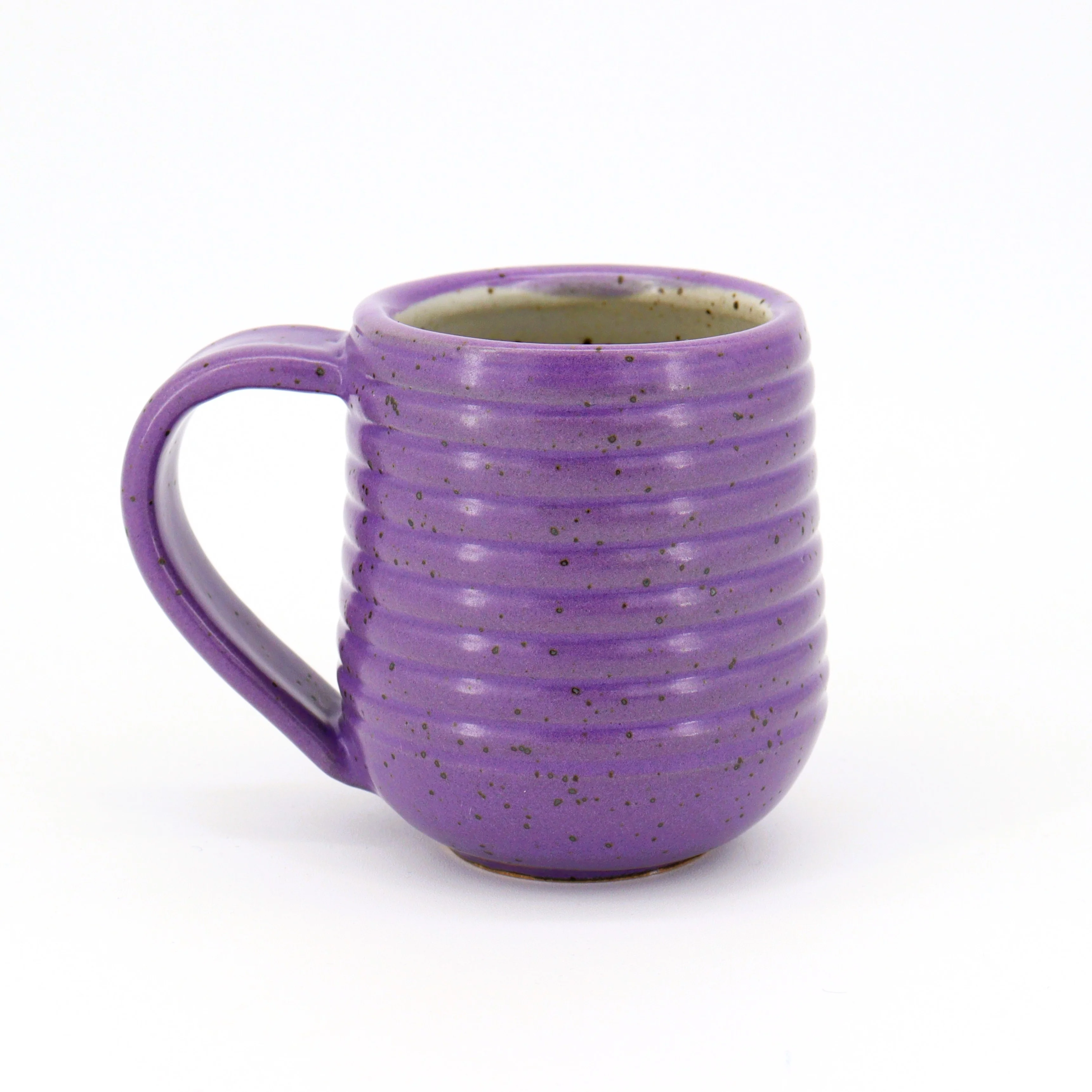 Small Speckled Purple & White Mug - Image 4