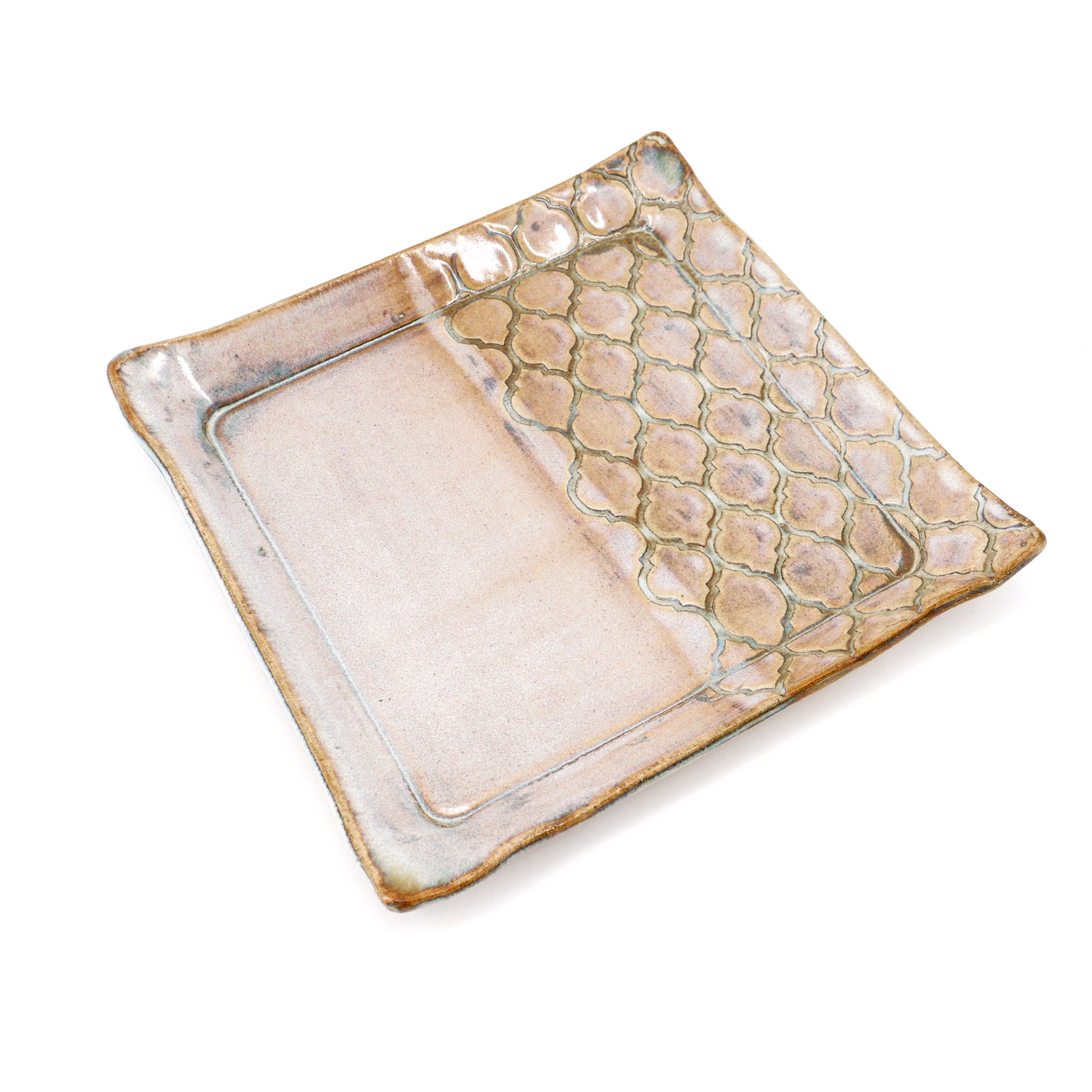 Square 12 Inch Handmade Dinner Plates