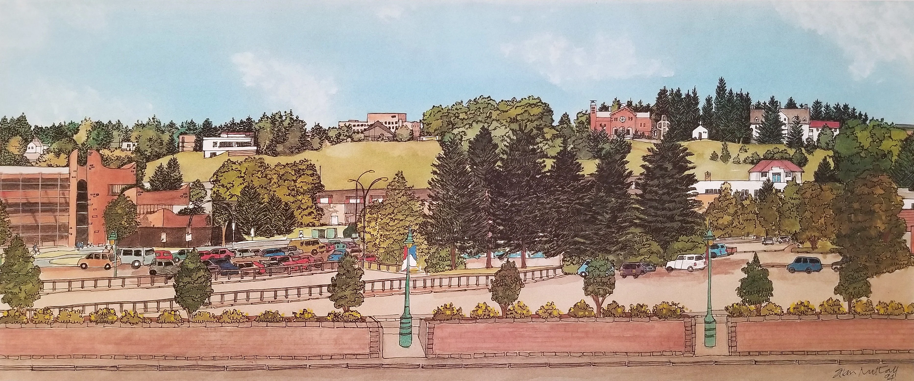 'St. Albert Landscape' Art Print
