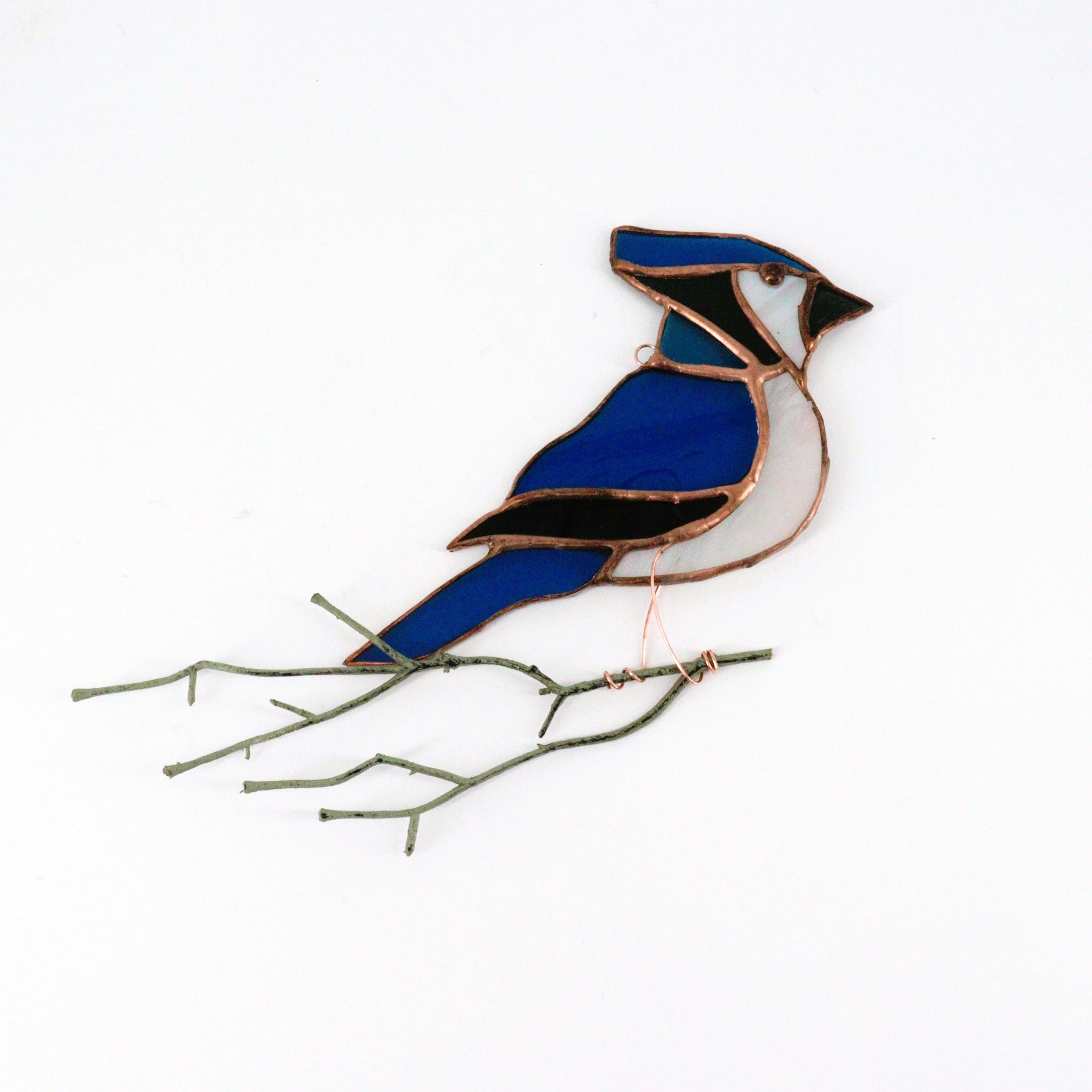 Stained Glass 'Blue J' Birdies - Image 4