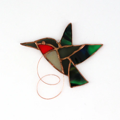 Stained Glass "Humming Birdies" - Image 3
