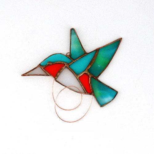 Stained Glass "Humming Birdies" - Image 5