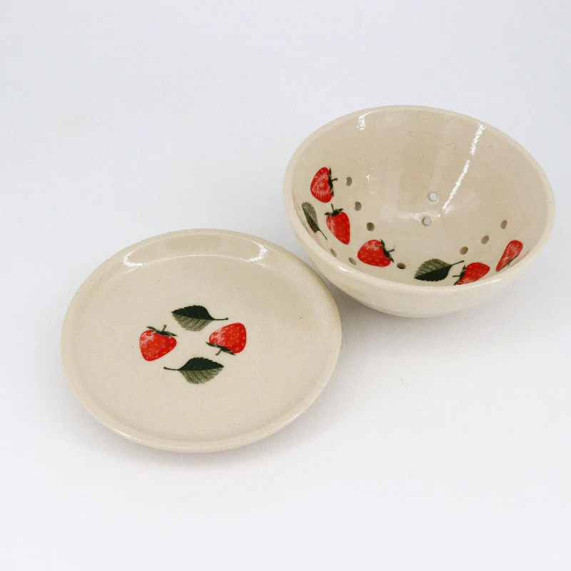 'Strawberry' Berry Bowl Strainer - Image 2