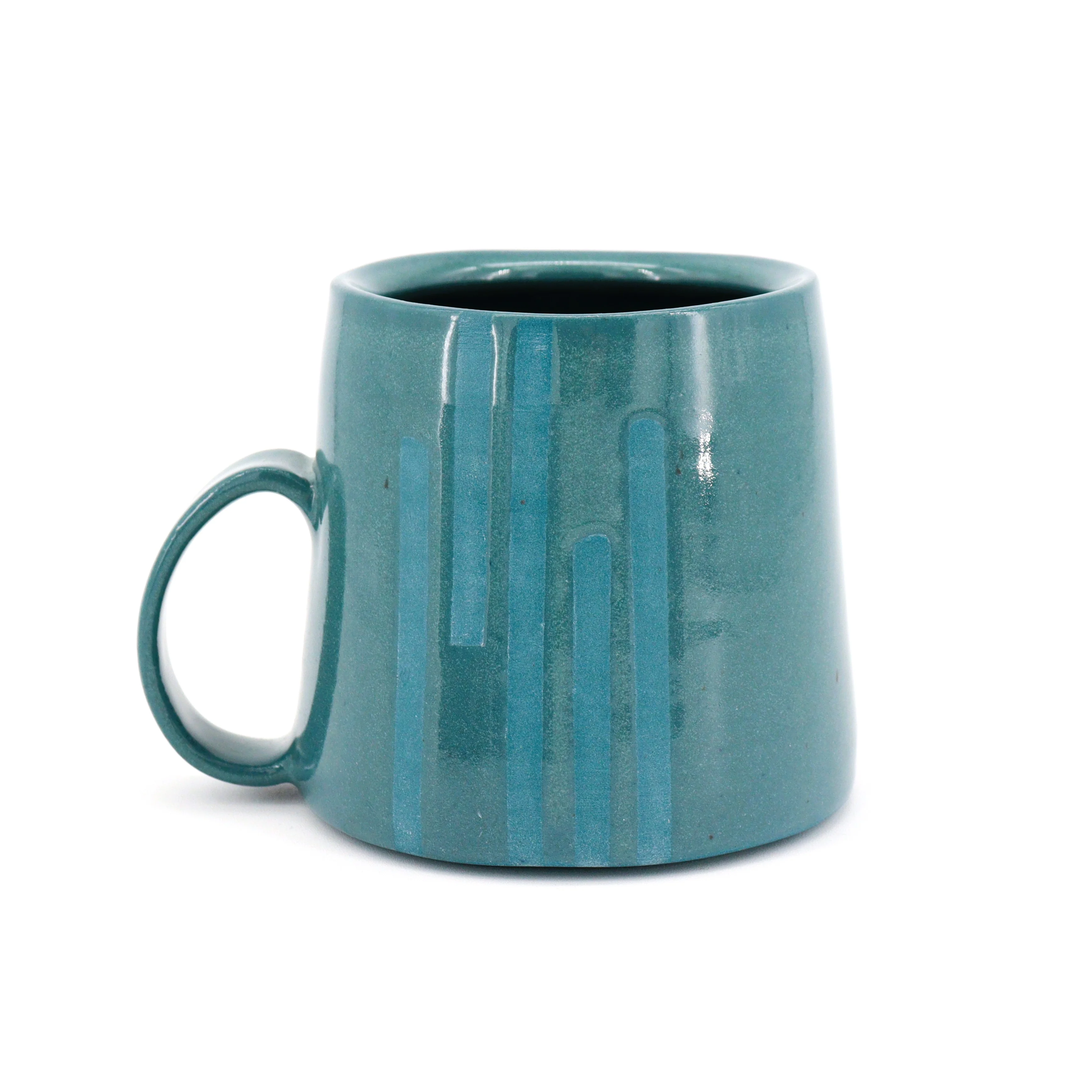 Colourful Striped Mugs