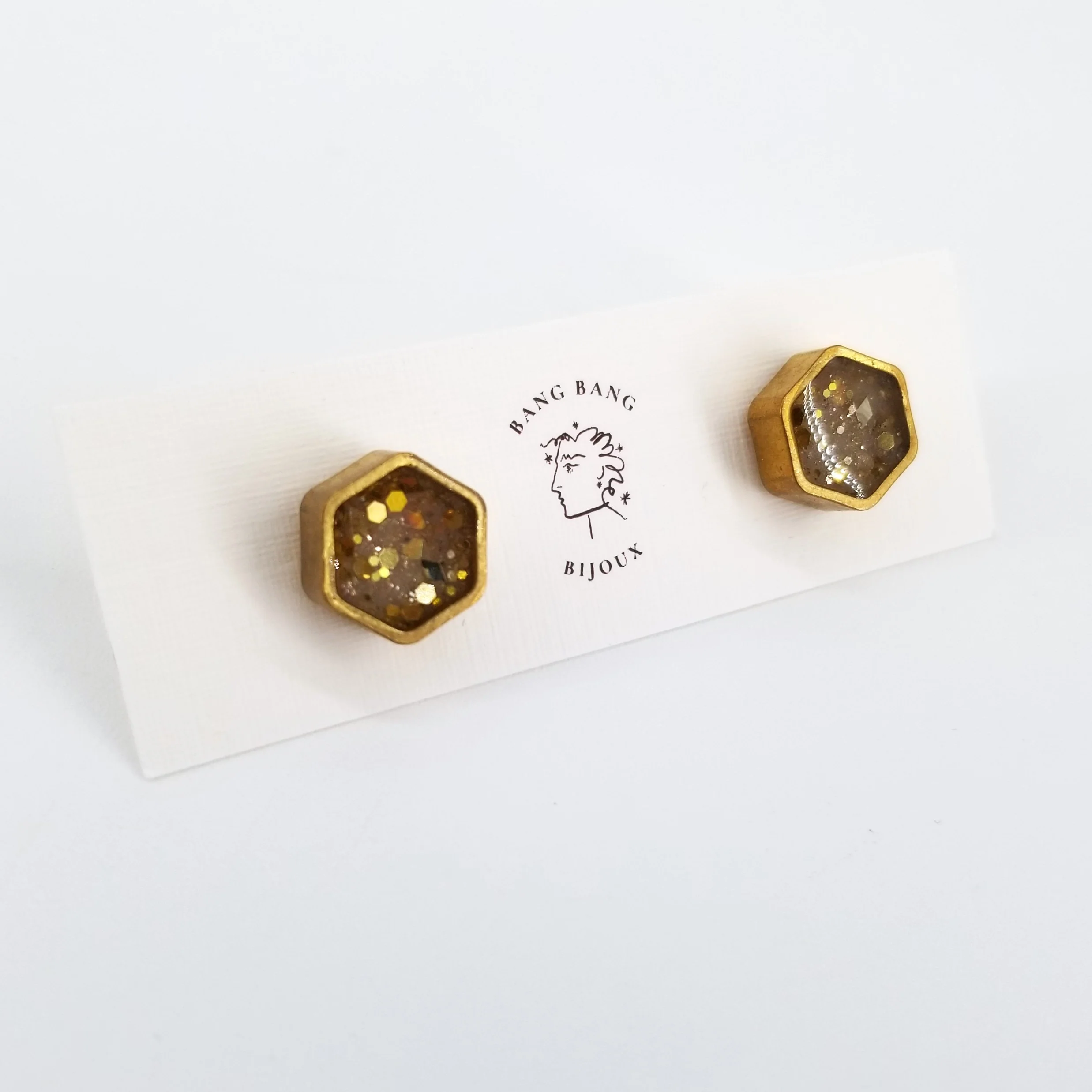 'To The Sea' Galaxy Studs - Small Hexagon - Image 2