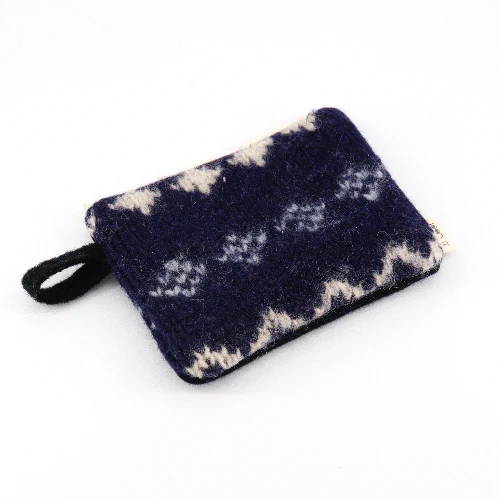 Upcycled "Birch Pouch" Zippered Bag - Image 2