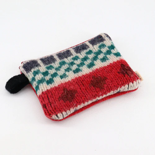 Upcycled "Birch Pouch" Zippered Bag - Image 4