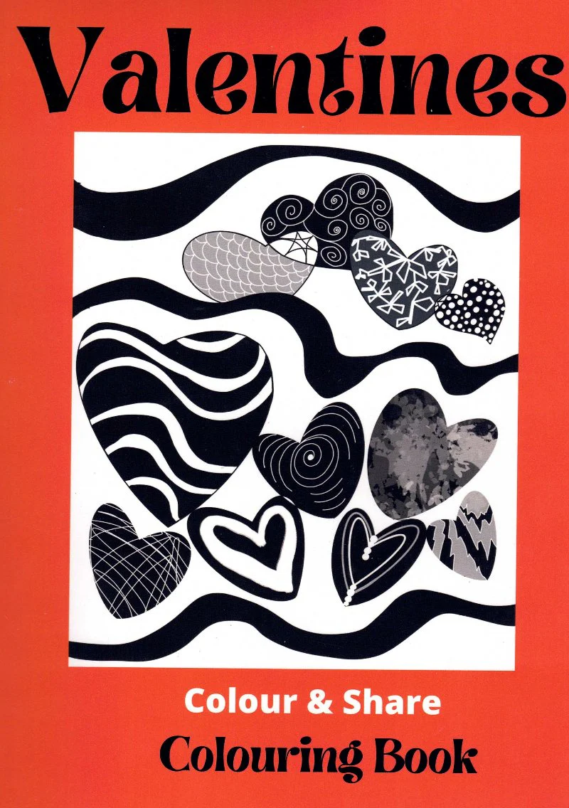 Valentines Colour & Share Book