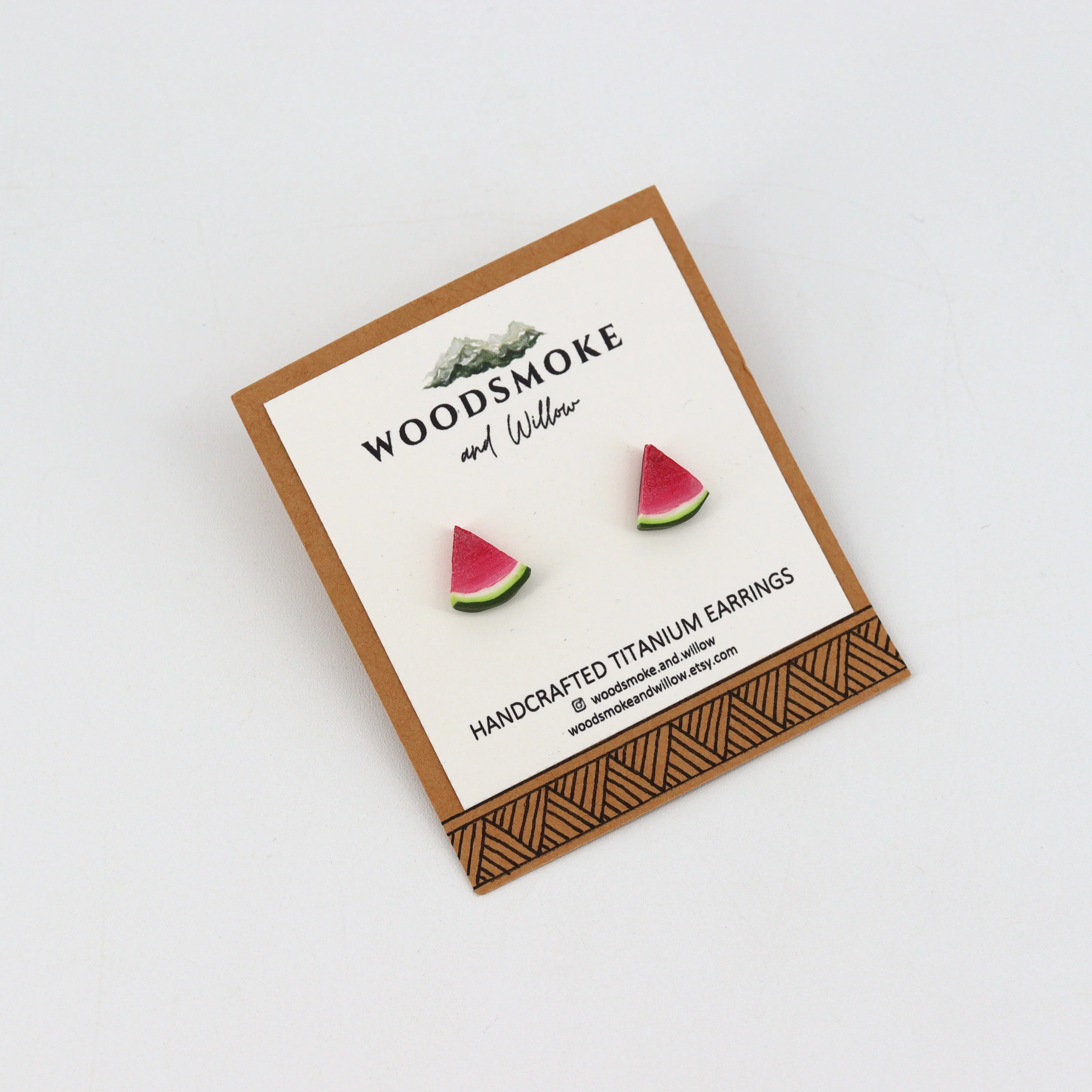 Watermelon Stud Earrings
