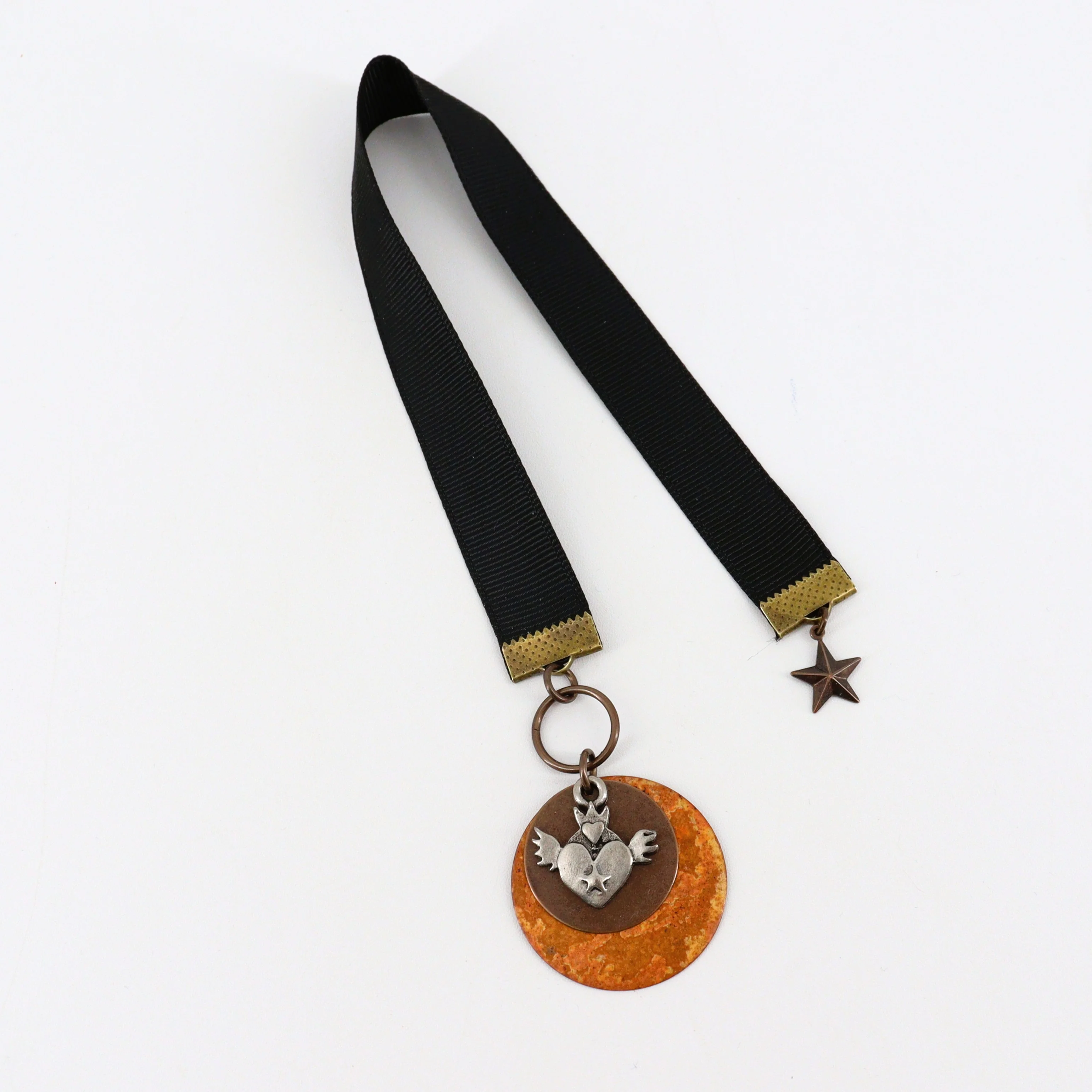 'Winged Heart' Ribbon Bookmark
