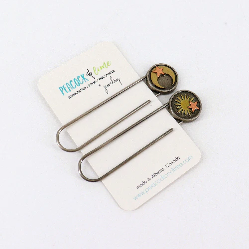 'Written in the Stars' Set of Two Paperclip Bookmarks - Image 2